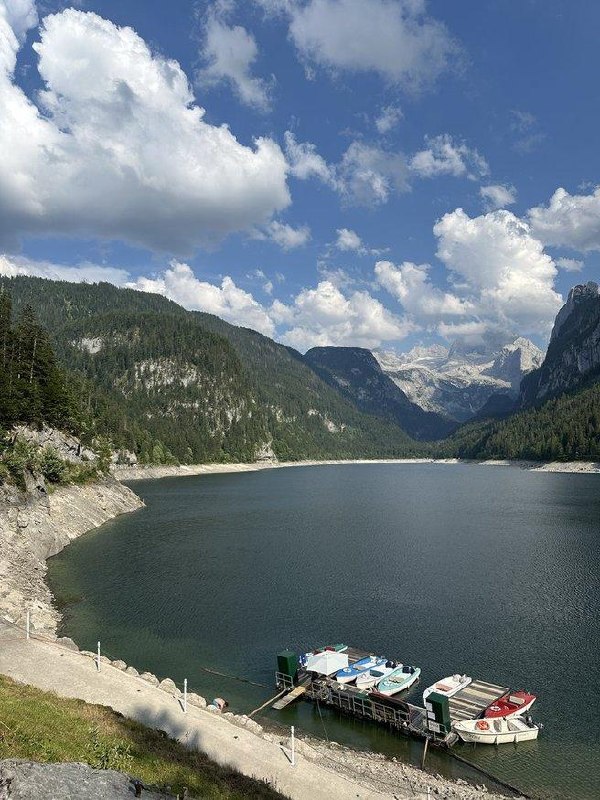 Gosausee and the Dachstein mountains on June 30, 2026.
